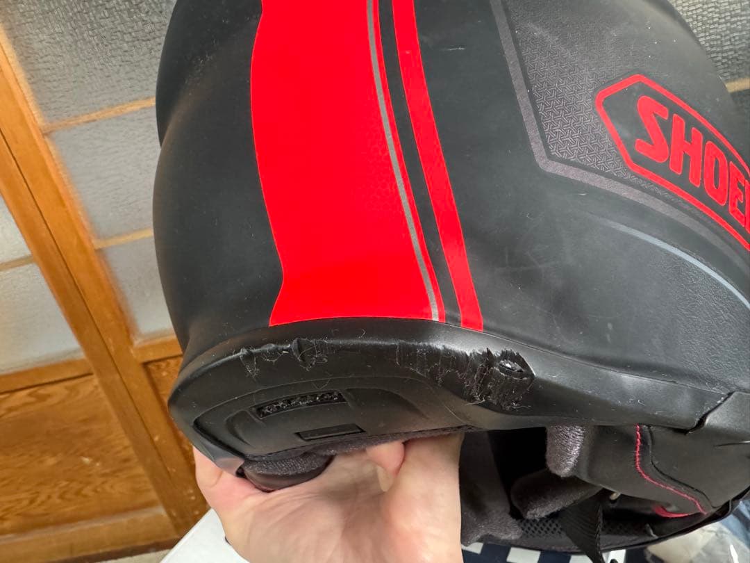 SHOEI フルフェイスヘルメット ブラック/レッド