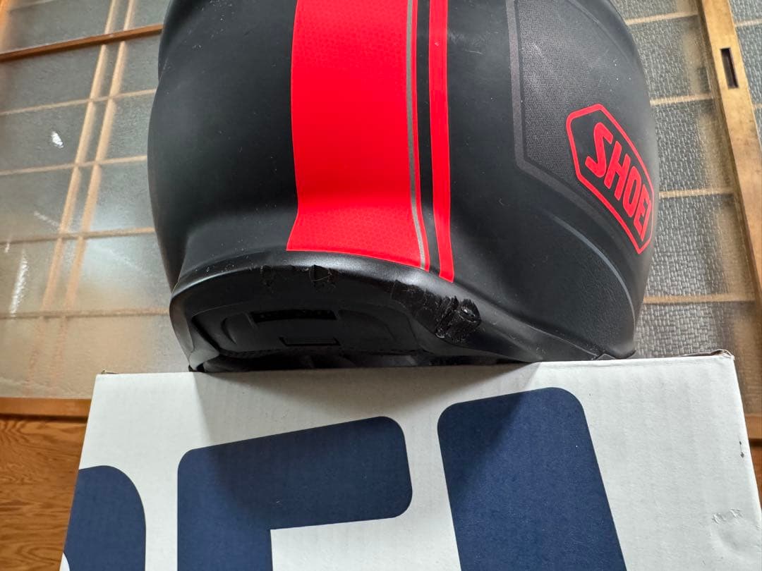 SHOEI フルフェイスヘルメット ブラック/レッド