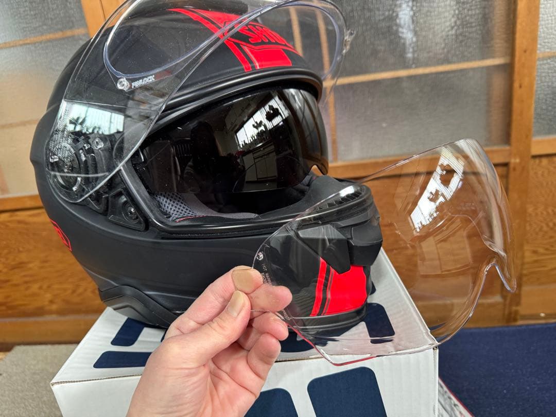 SHOEI フルフェイスヘルメット ブラック/レッド