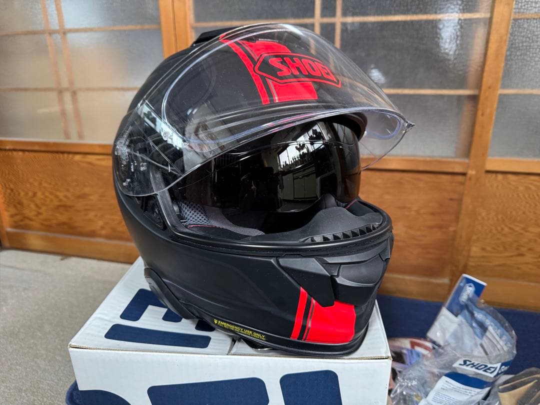 SHOEI フルフェイスヘルメット ブラック/レッド