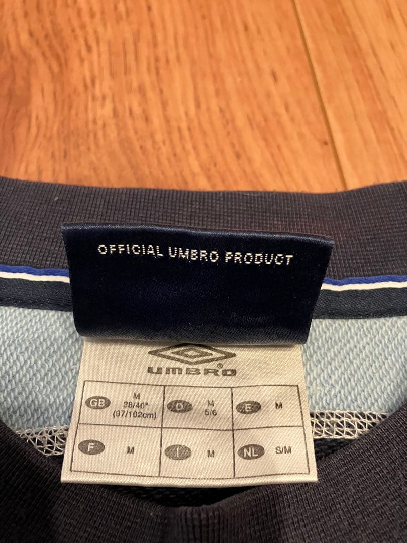 チェルシーFC UMBRO スウェット 古着 青 黒 刺繍