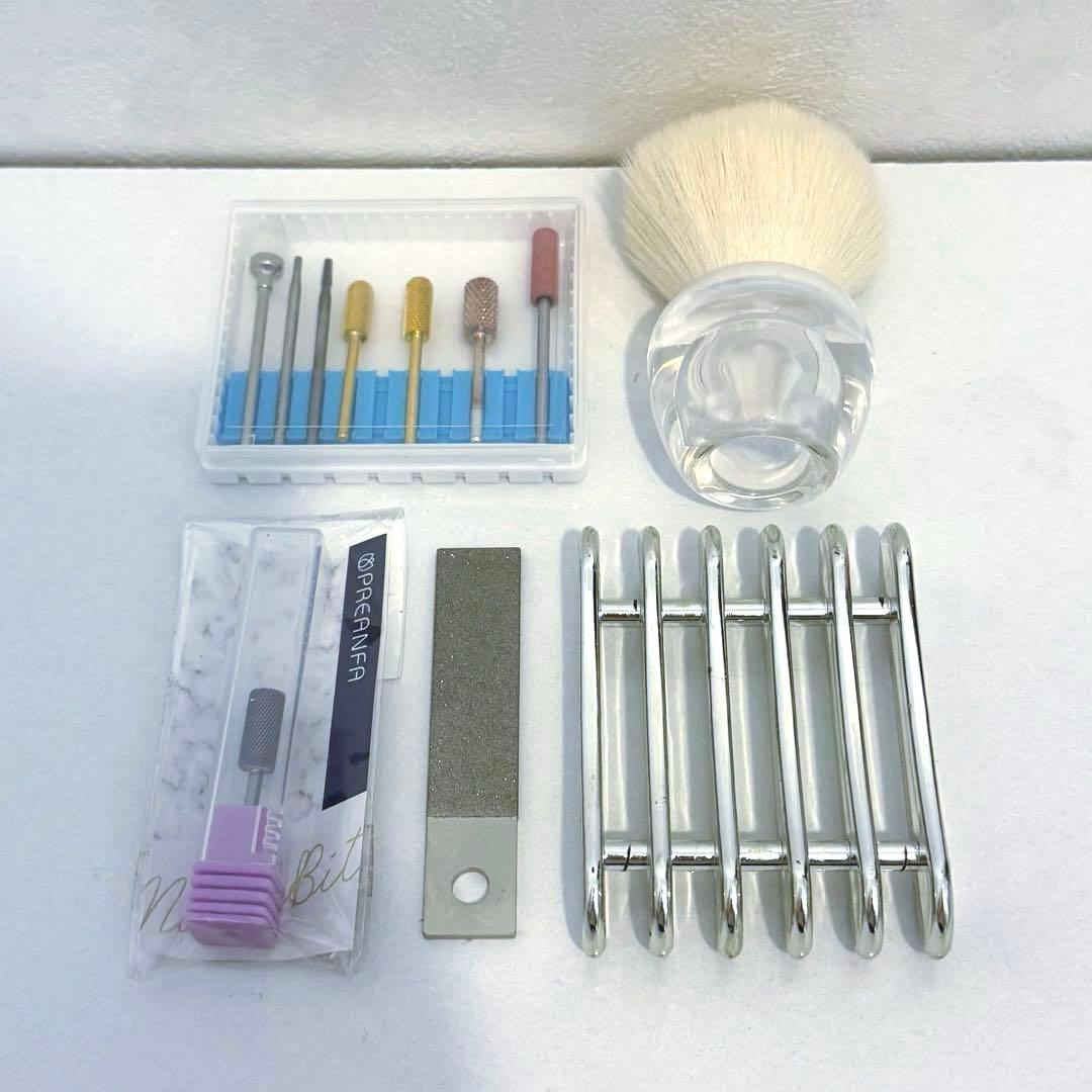 【プロ用❗️ネイルマシン12点セット】 ジェルネイル セルフネイル 練習用