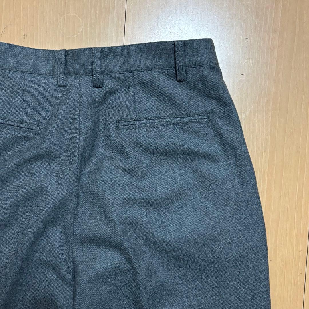 BEAMS+ ビームスプラス 2プリーツ フランネル スラックス L