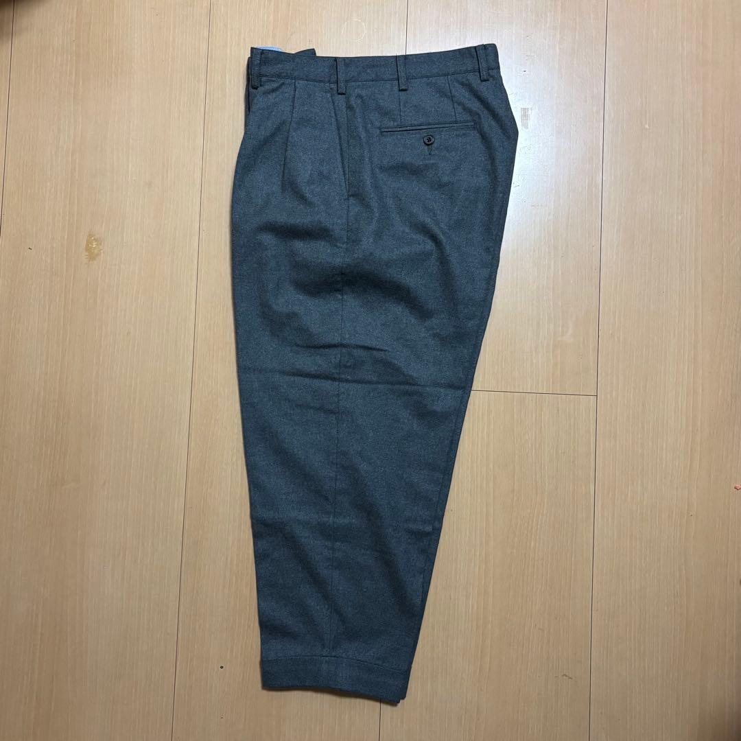 BEAMS+ ビームスプラス 2プリーツ フランネル スラックス L
