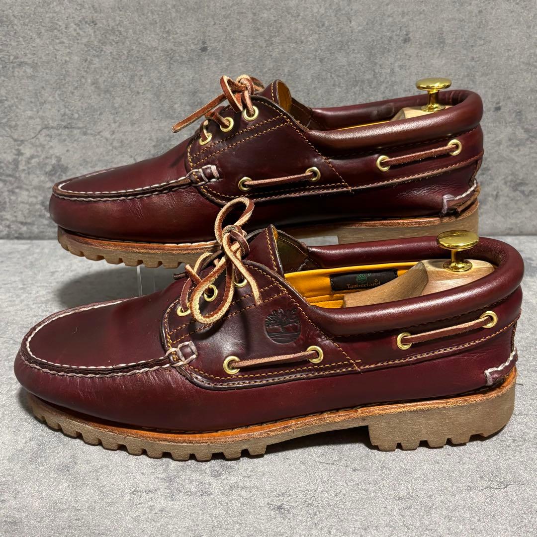 未使用級　ティンバーランド　3eye モカシン　バーガンディ　2024