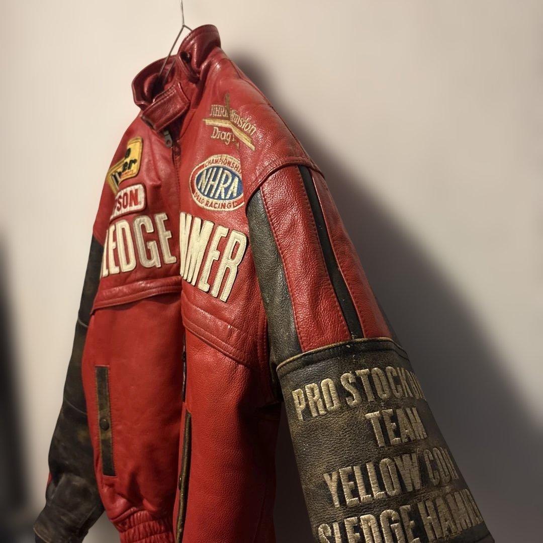 YELLOW CORN レザージャケット レーシングジャケット