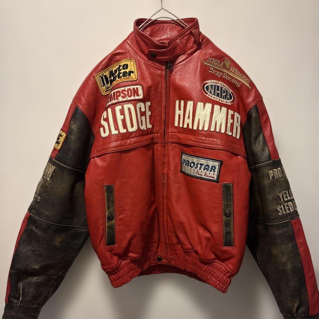 YELLOW CORN レザージャケット レーシングジャケット