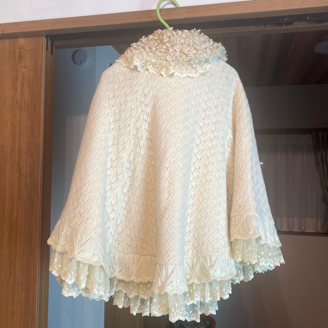 最終値下げ　売り切りセール！　pink house ポンチョ•ケープコート