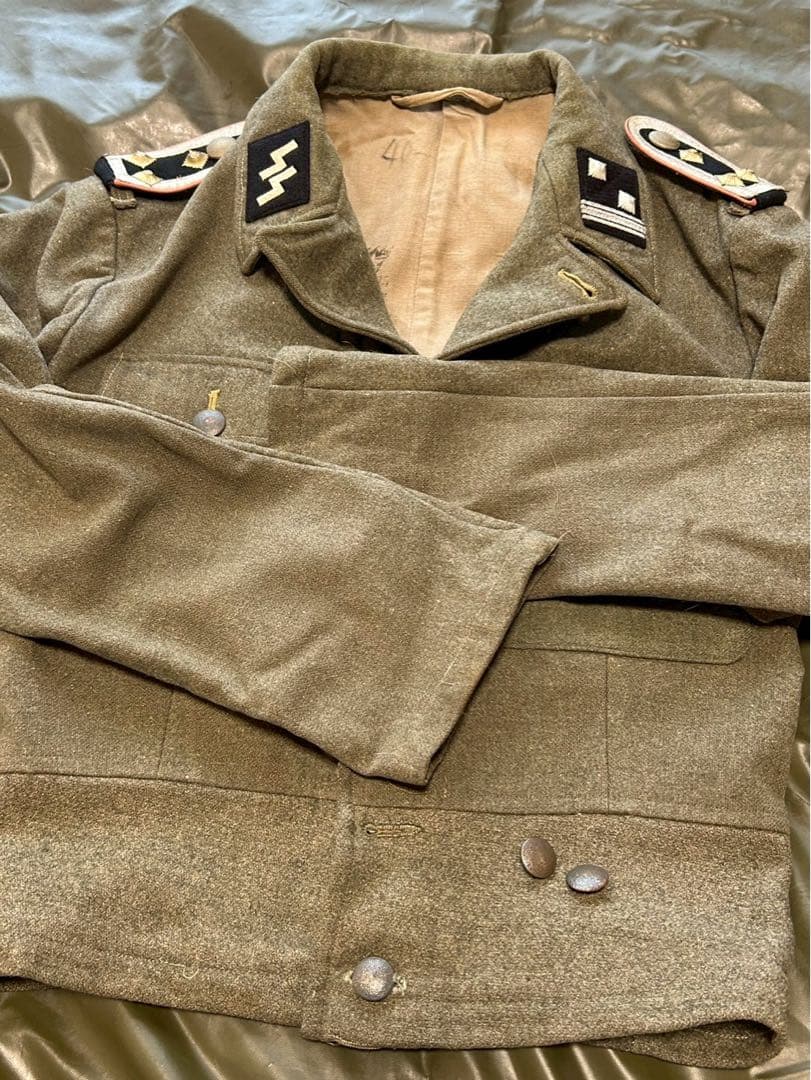 WW2 ドイツ軍 SS戦車兵　ジャケットと略帽