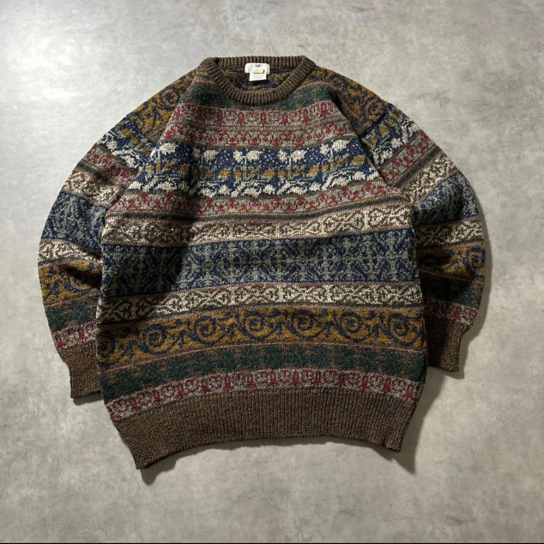 ヴィンテージ デニム コットン マルチポケット バックル デザイン ジャケット