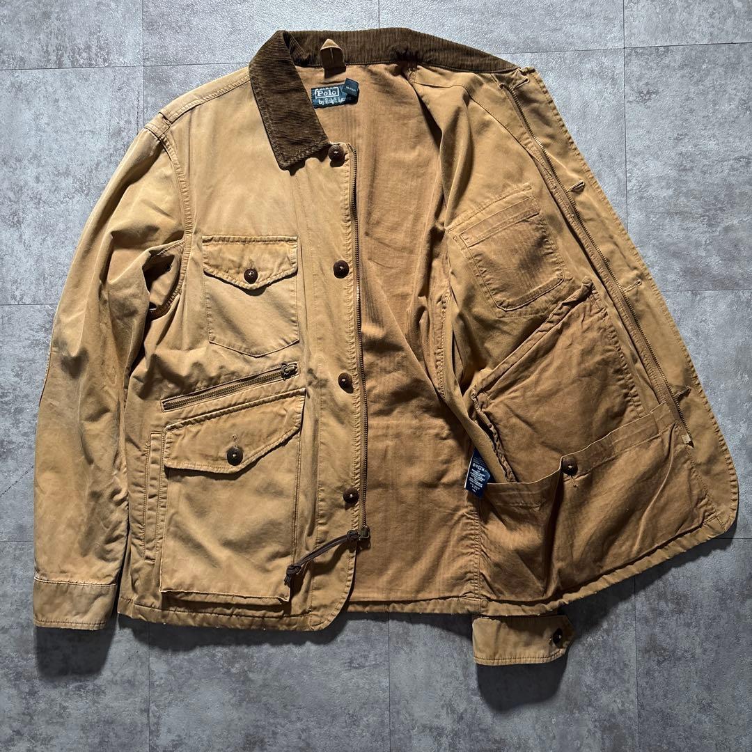 極美品❣️ ラルフローレン　襟コーズ　ハンティングジャケット　オールドラルフ