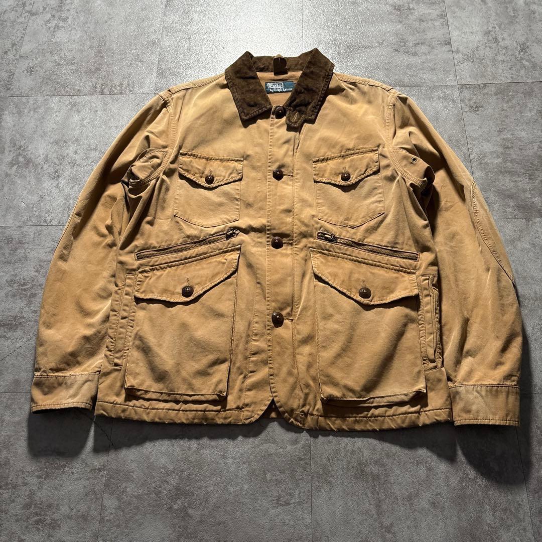 極美品❣️ ラルフローレン　襟コーズ　ハンティングジャケット　オールドラルフ