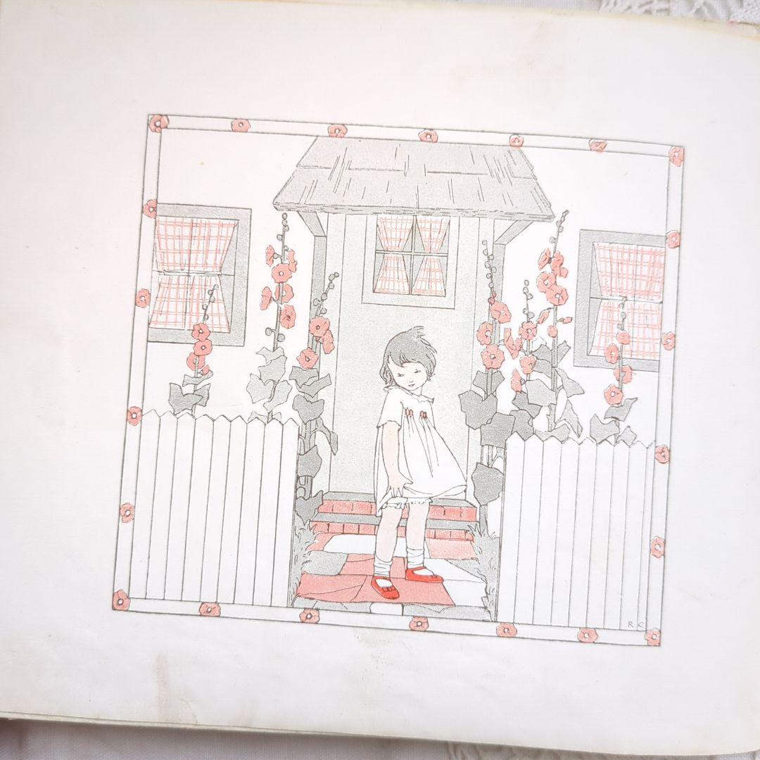 稀少1916アンティーク絵本 洋書古書 児童書 ヴィクトリアン ヴンテージ