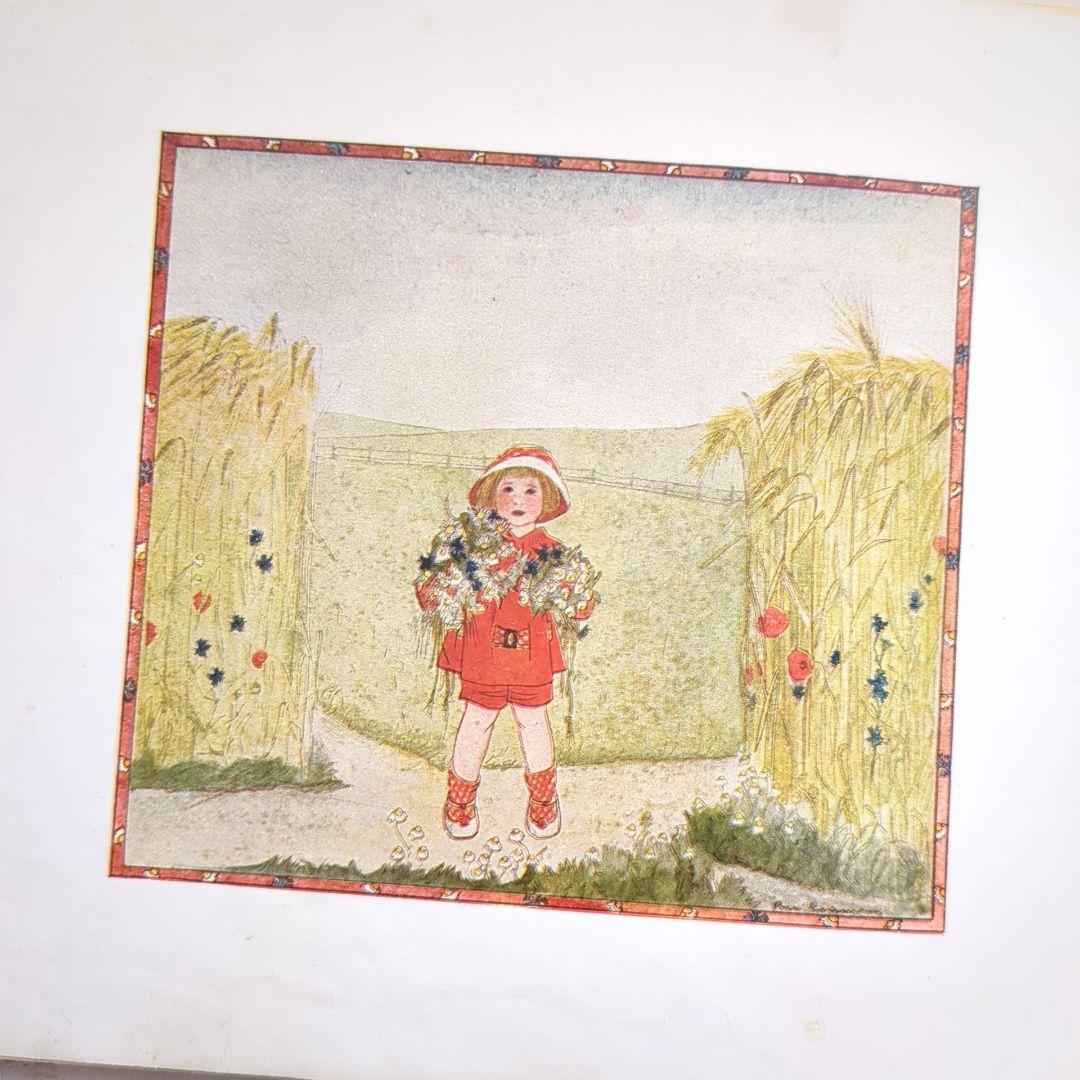 稀少1916アンティーク絵本 洋書古書 児童書 ヴィクトリアン ヴンテージ