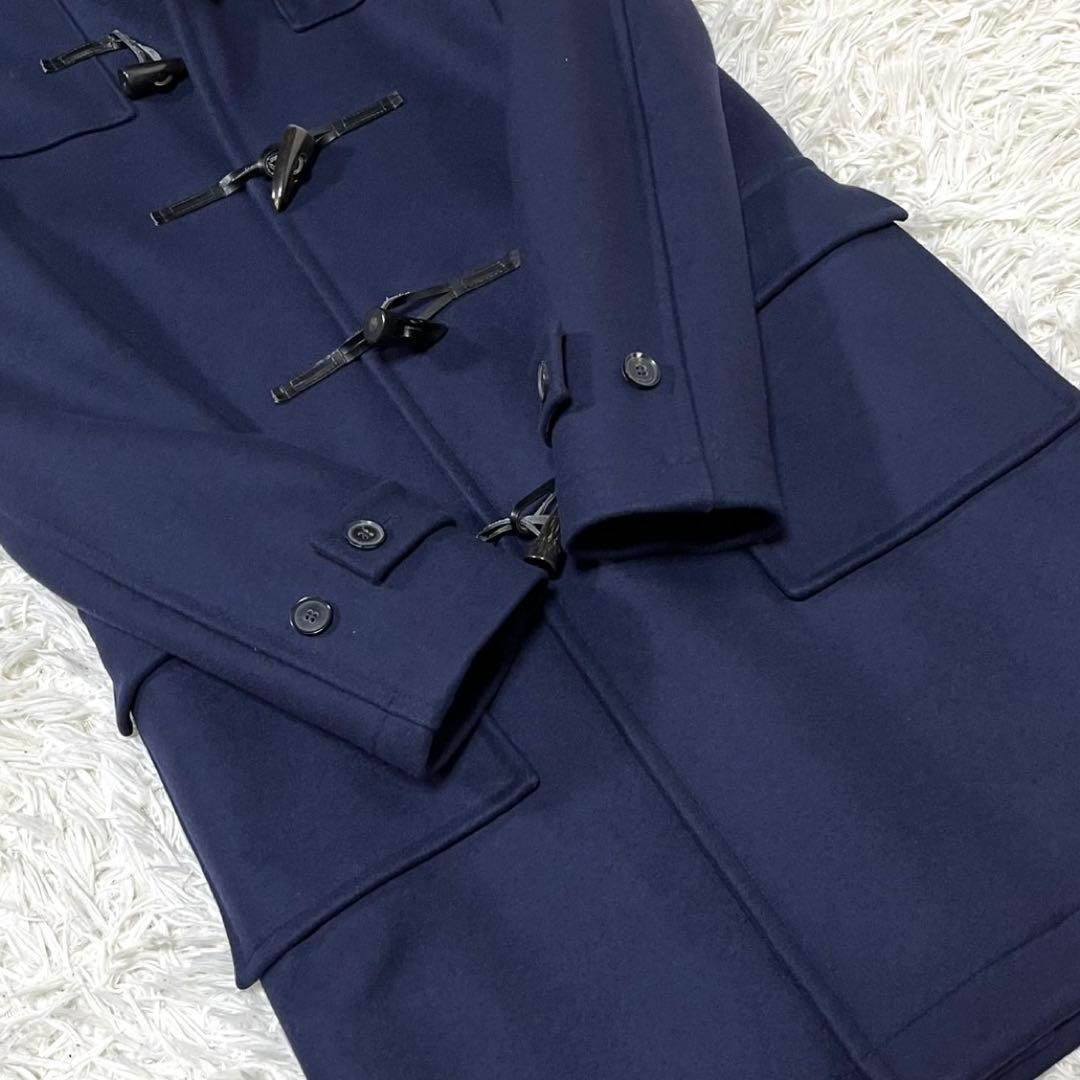 現行 マッキントッシュ ウール ロング ダッフルコート 36 S ネイビー
