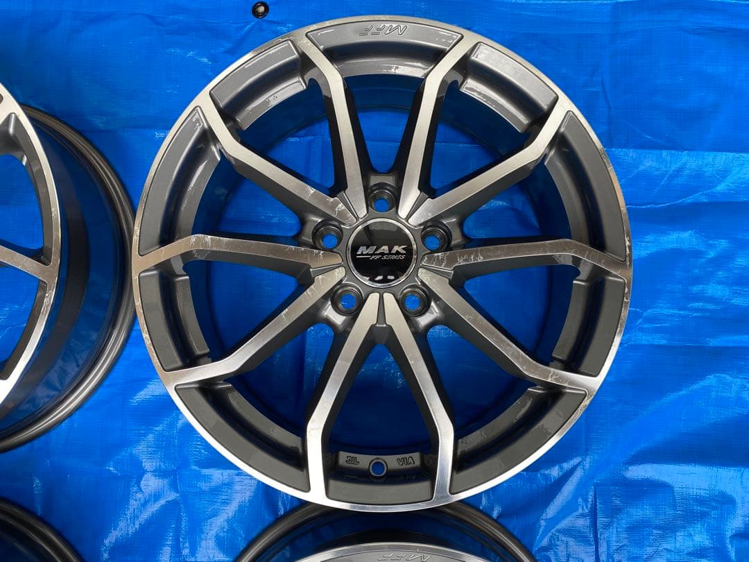 MAK LOWE FF 17×7J　pcd112　48球面座ハブ径57.1ゴルフ