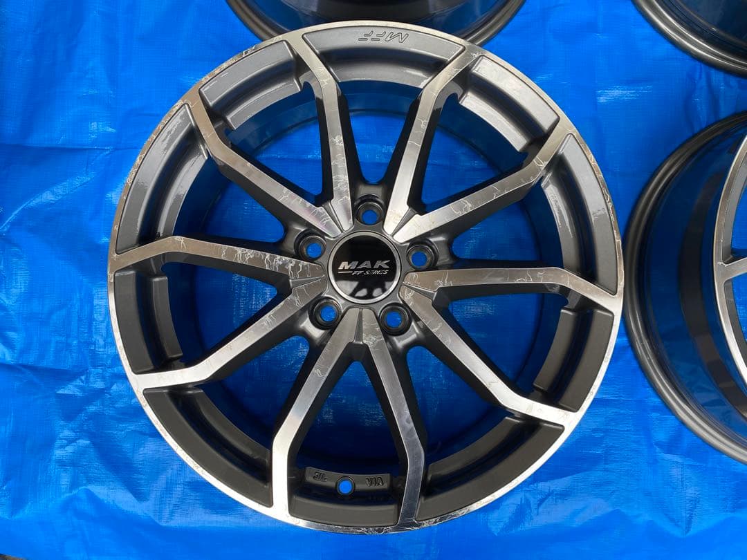 MAK LOWE FF 17×7J　pcd112　48球面座ハブ径57.1ゴルフ
