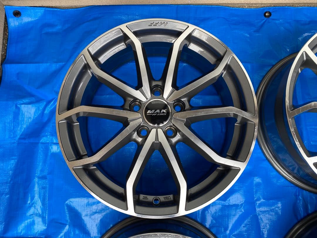 MAK LOWE FF 17×7J　pcd112　48球面座ハブ径57.1ゴルフ