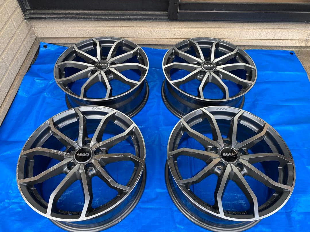 MAK LOWE FF 17×7J　pcd112　48球面座ハブ径57.1ゴルフ