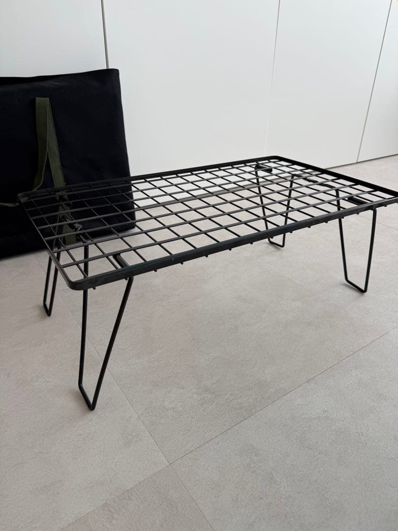 ユニフレーム フィールドラック ブラック アウトドア キャンプ テーブル