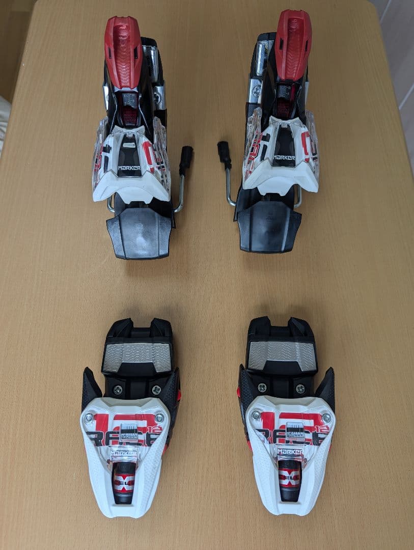 MARKER XCELL12 スキー ビンディング ホワイト/レッド