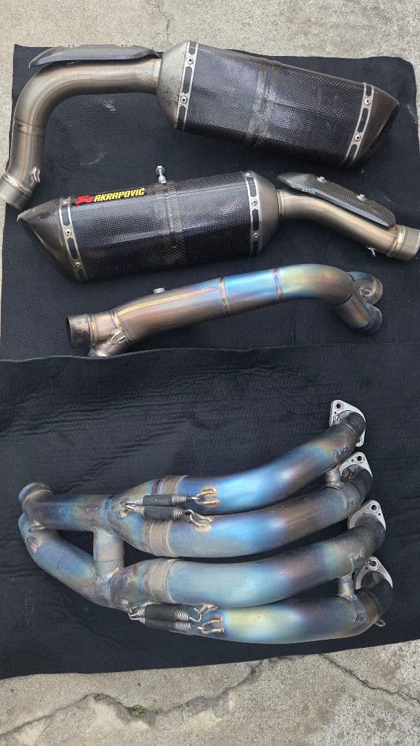 コ*ム様 YZF-R1 Akrapovic フルエキゾーストマフラー