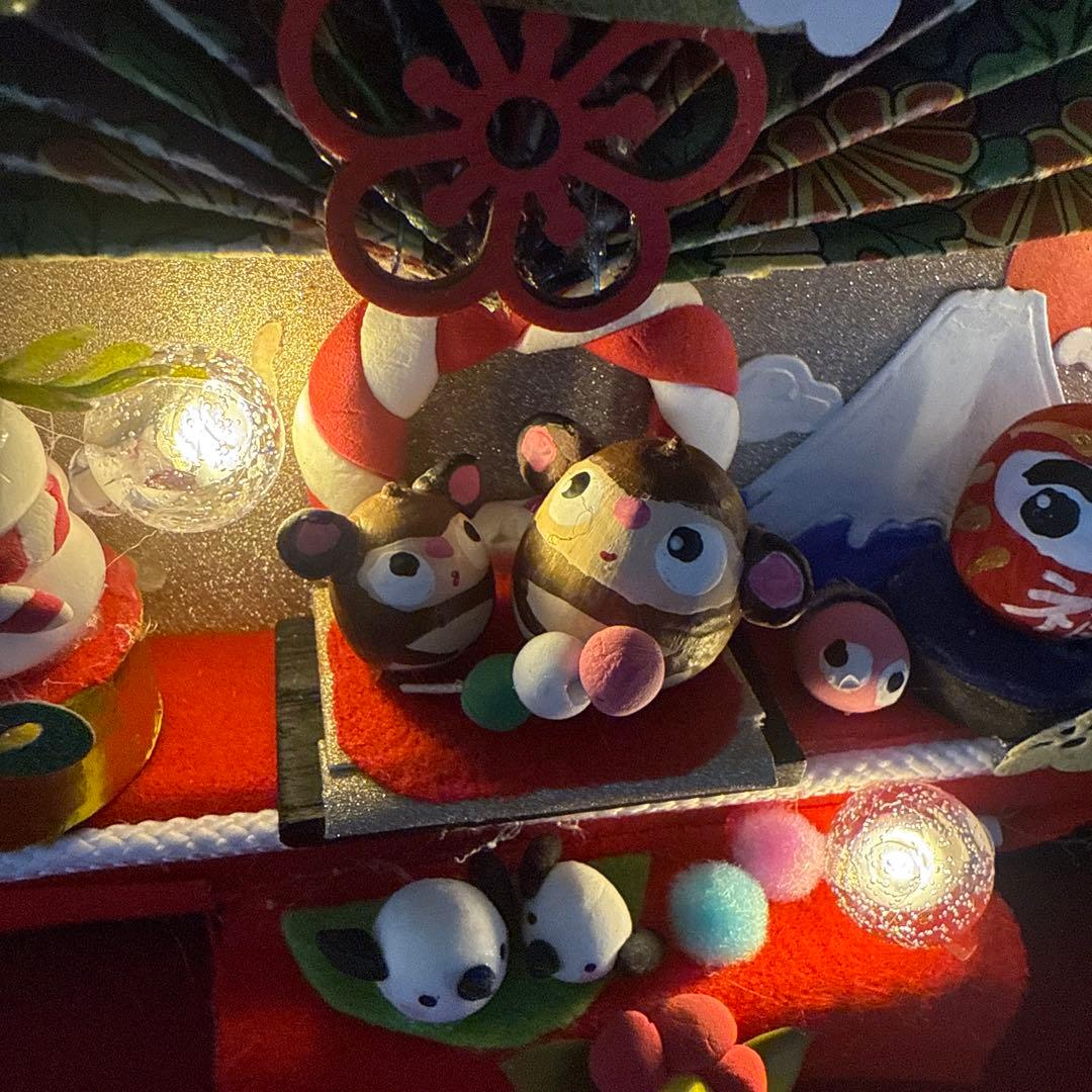 どんぐりアート♡2026年度お正月タペストリー風リース＆初春リース♡