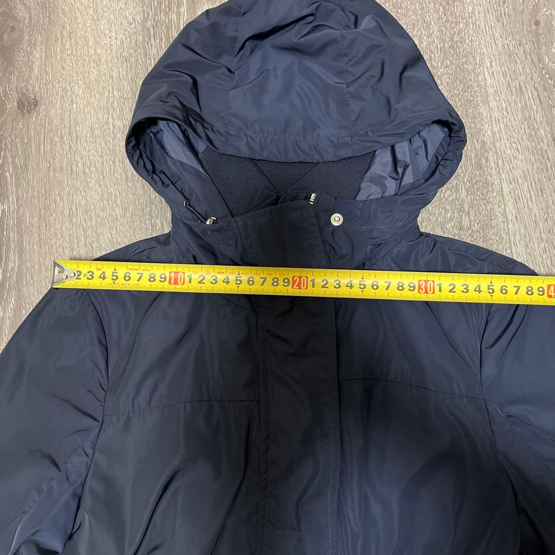 モンクレーMONCLER フード付きネイビーコート