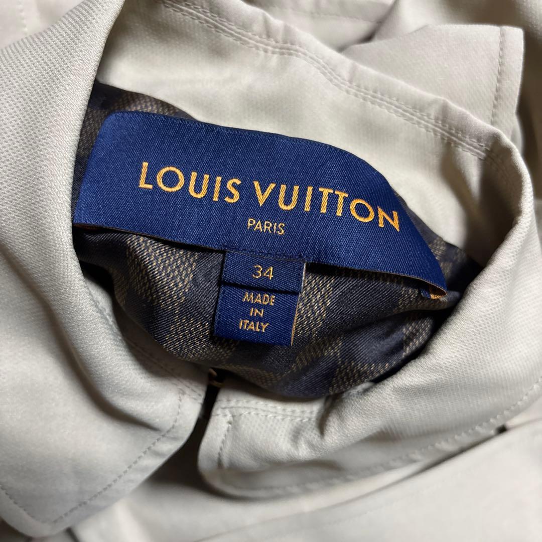 美品　ルイヴィトン　ベージュ トレンチコート ダブルブレスト　コート