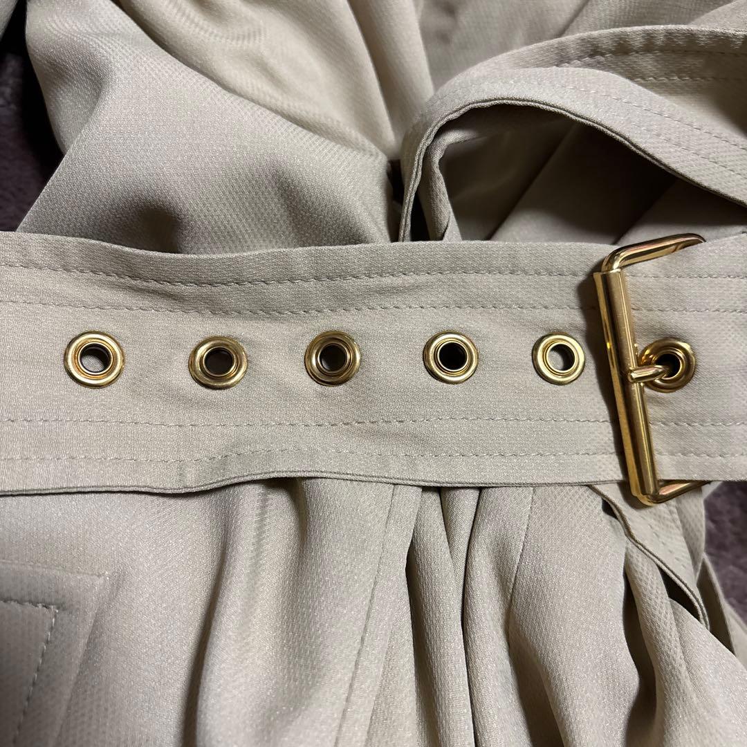 美品　ルイヴィトン　ベージュ トレンチコート ダブルブレスト　コート
