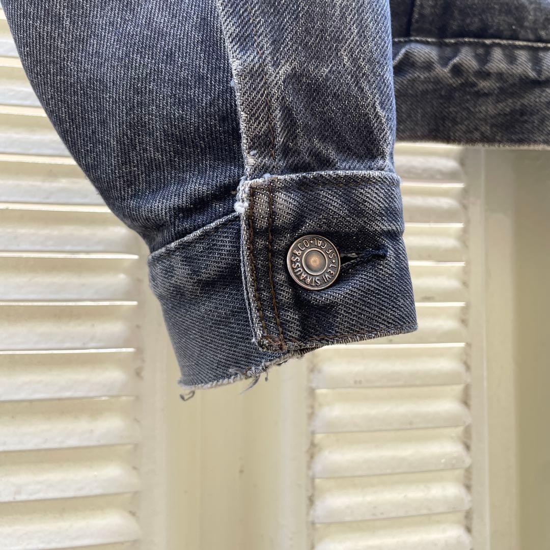 セール！！86s リーバイス 70506 デニムJKT 先染めブラック