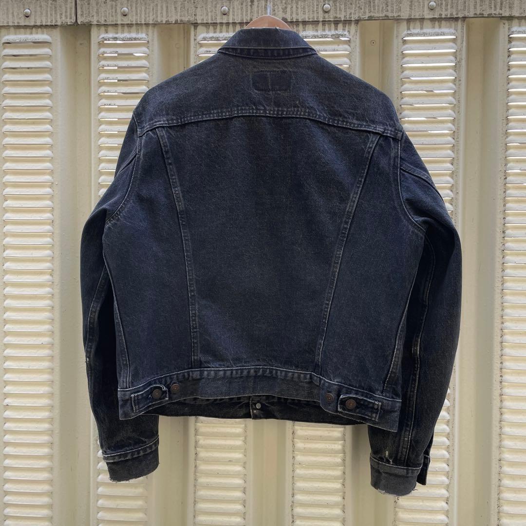 セール！！86s リーバイス 70506 デニムJKT 先染めブラック