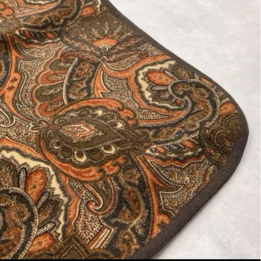 エトロ　ケープコート　ペイズリー　カシミヤ　ウール　ポンチョマント羽織りショール