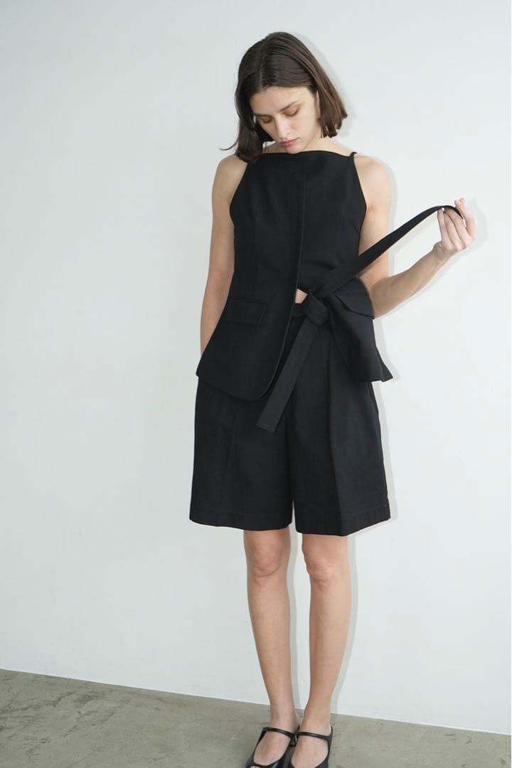 CLANE STITCH BELT HALF PANTS クラネ ハーフパンツ