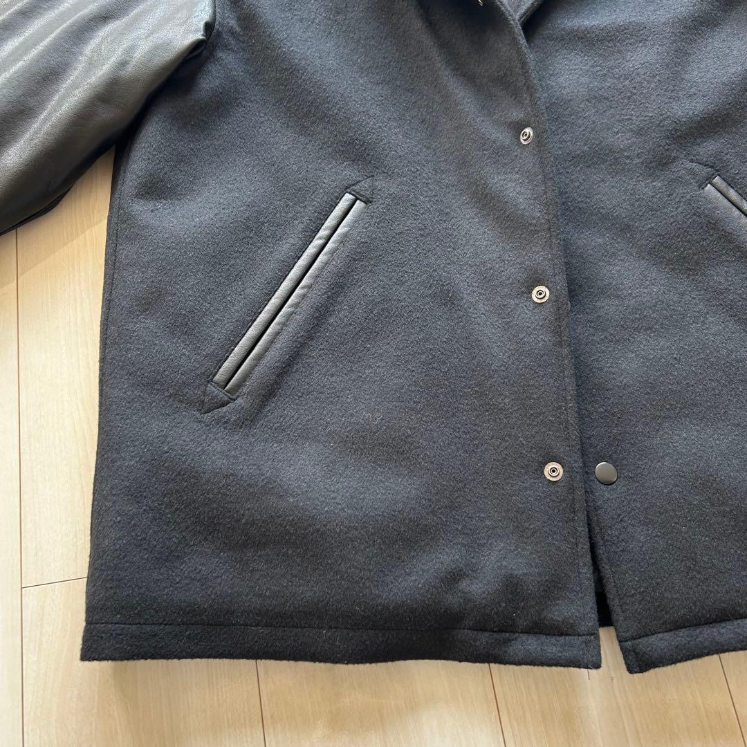 24AW 美品 B.C STOCK タスマニアウールバーシティジャケット 黒L