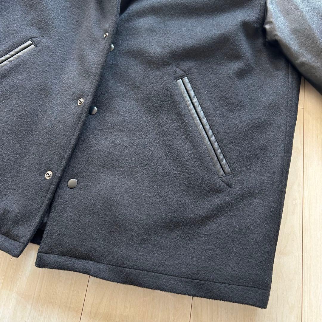 24AW 美品 B.C STOCK タスマニアウールバーシティジャケット 黒L