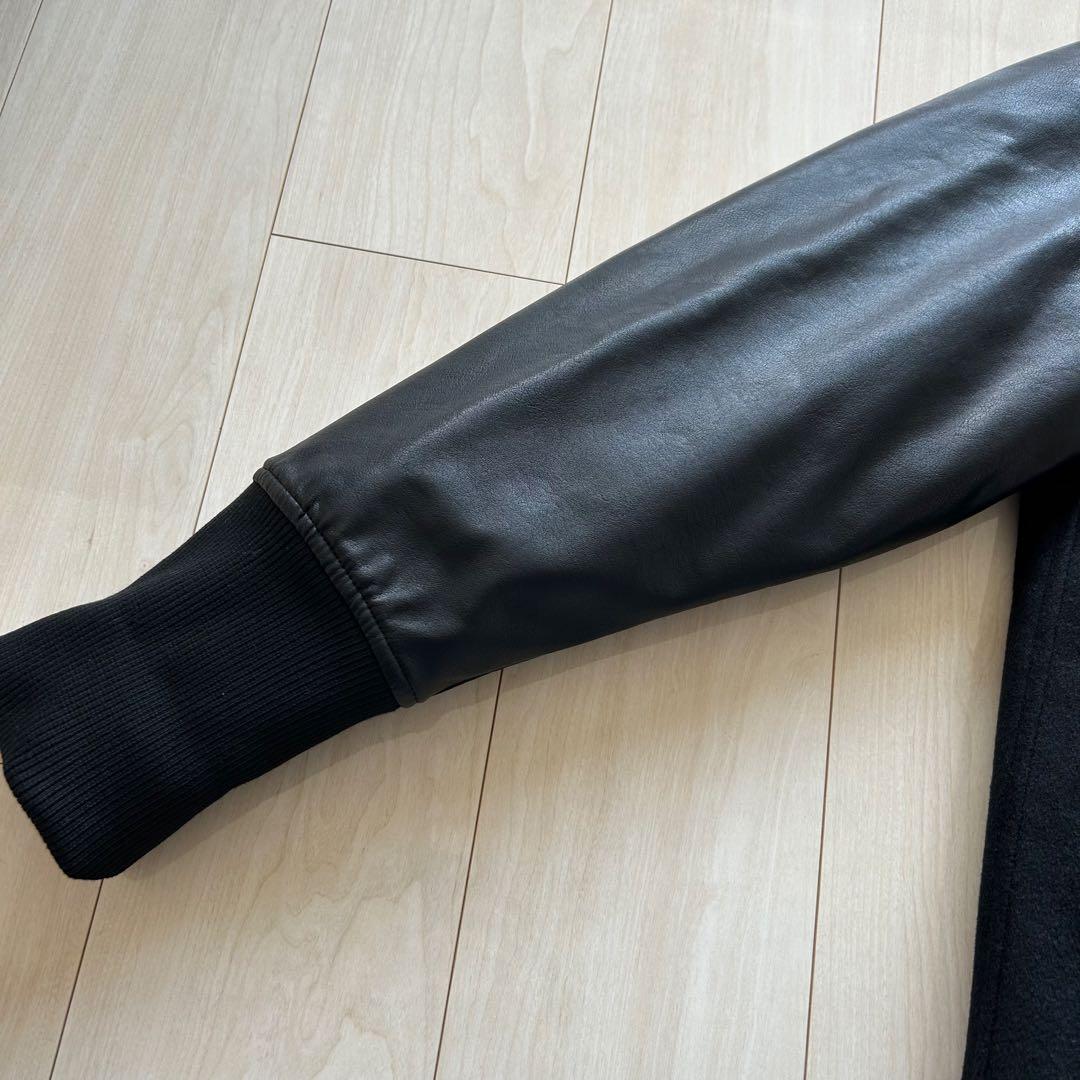 24AW 美品 B.C STOCK タスマニアウールバーシティジャケット 黒L