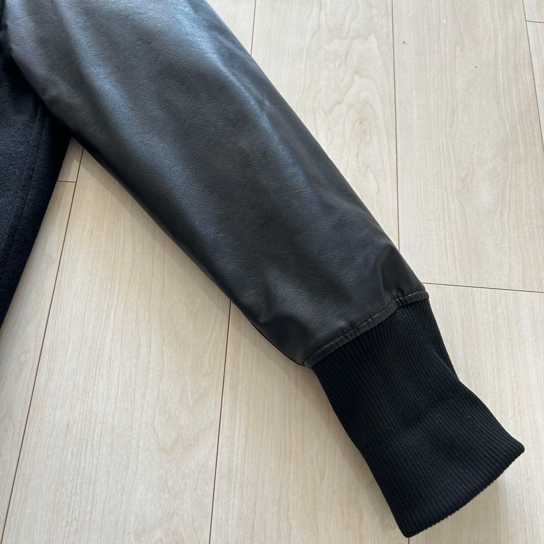 24AW 美品 B.C STOCK タスマニアウールバーシティジャケット 黒L