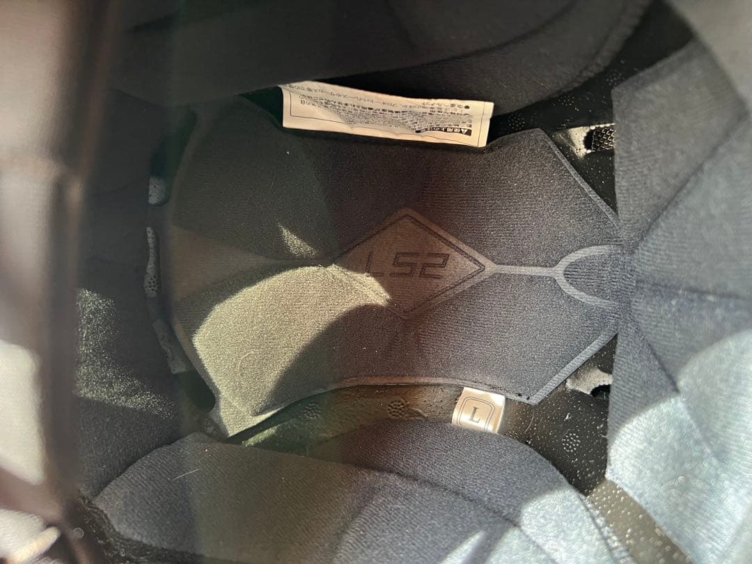 LS2 ヘルメット Lサイズ　MFJ公認モデルクリア＆ミラーシールド付き