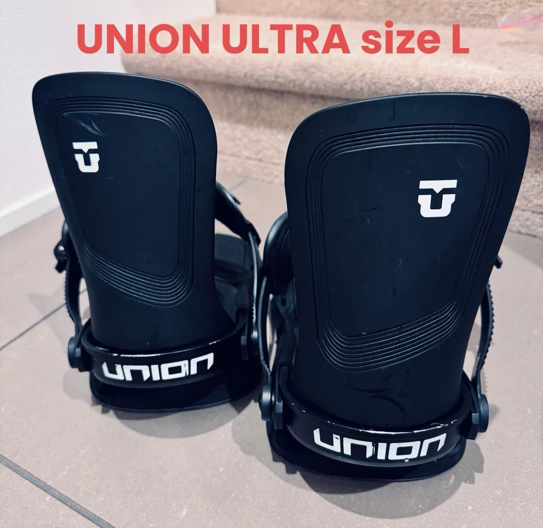美品 23-24モデルUNION ULTRA BLACK L 28-31cm