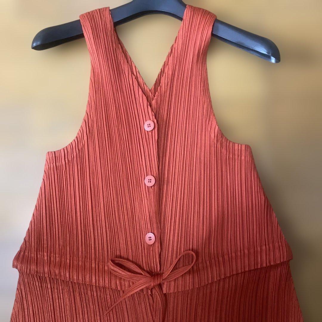 プリーツプリーズイッセイミヤケ　オールインワン パンツ　稀少！！