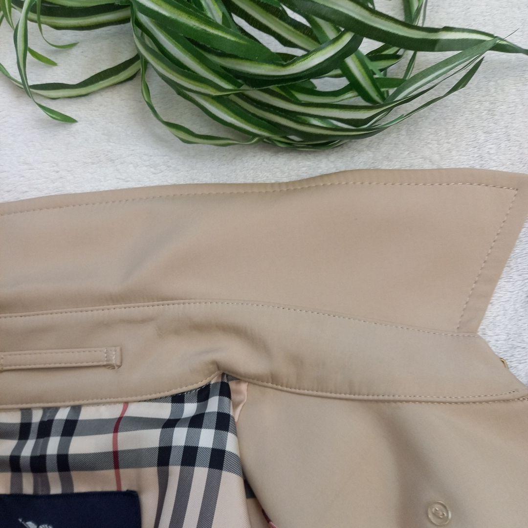 バーバリーロンドン　ハーフコート　ミドル丈　ノバチェック　ベルト付き　L