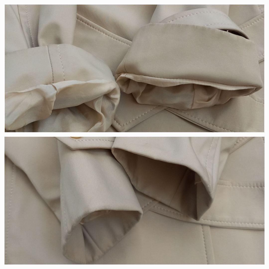 バーバリーロンドン　ハーフコート　ミドル丈　ノバチェック　ベルト付き　L