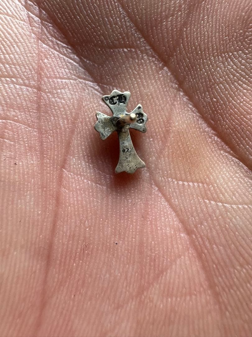 クロムハーツ CHクロスベビーファットスタッドピアス