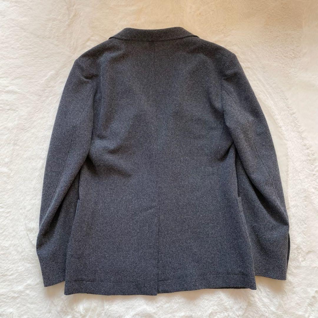 【極美品】グリーンレーベル　テーラードジャケット　リネン混　グレー　46 2B