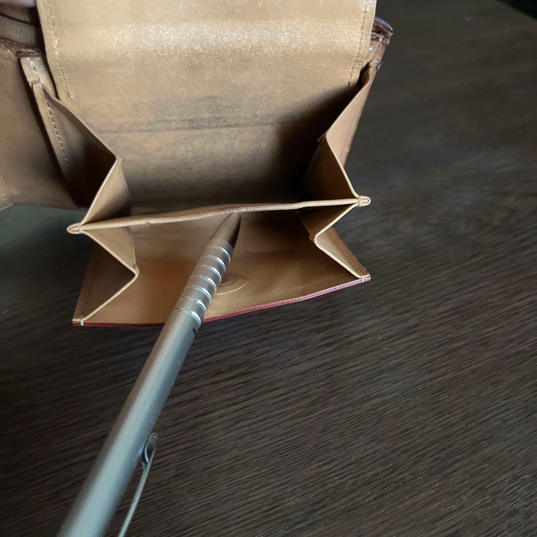 GANZO CORDOVAN 二つ折り財布 ブラック｜コードバン 良エイジング