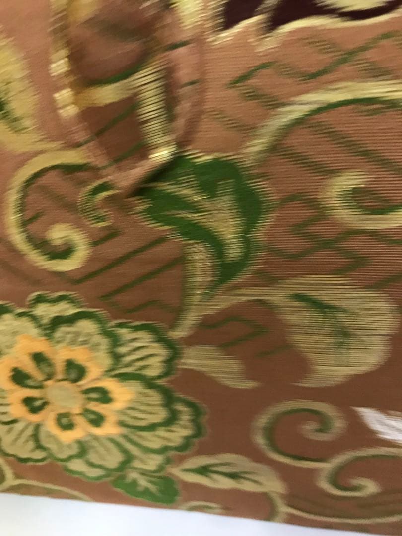 ◆おふく◆利休バッグ　唐草に鳳凰　着物　和装