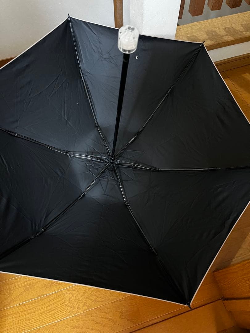 サンバリア100 折りたたみ　遮光100% 日傘　M ピンクベージュ