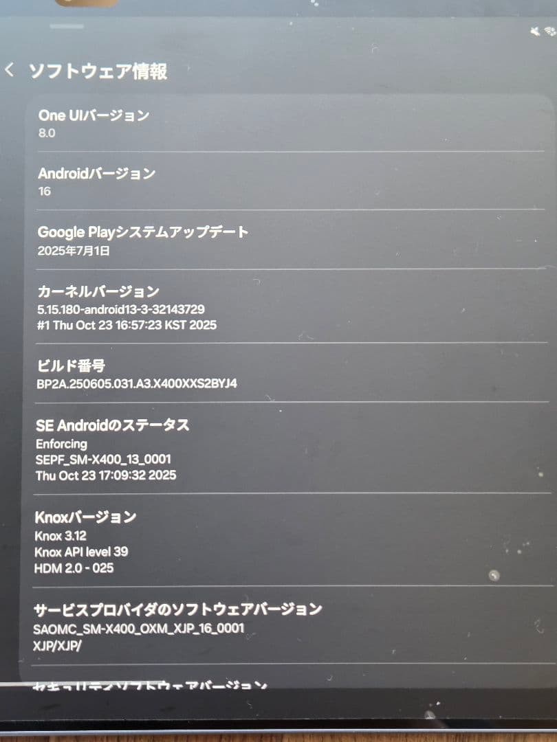 Galaxy Tab S10 Lite 本体 カバー付き