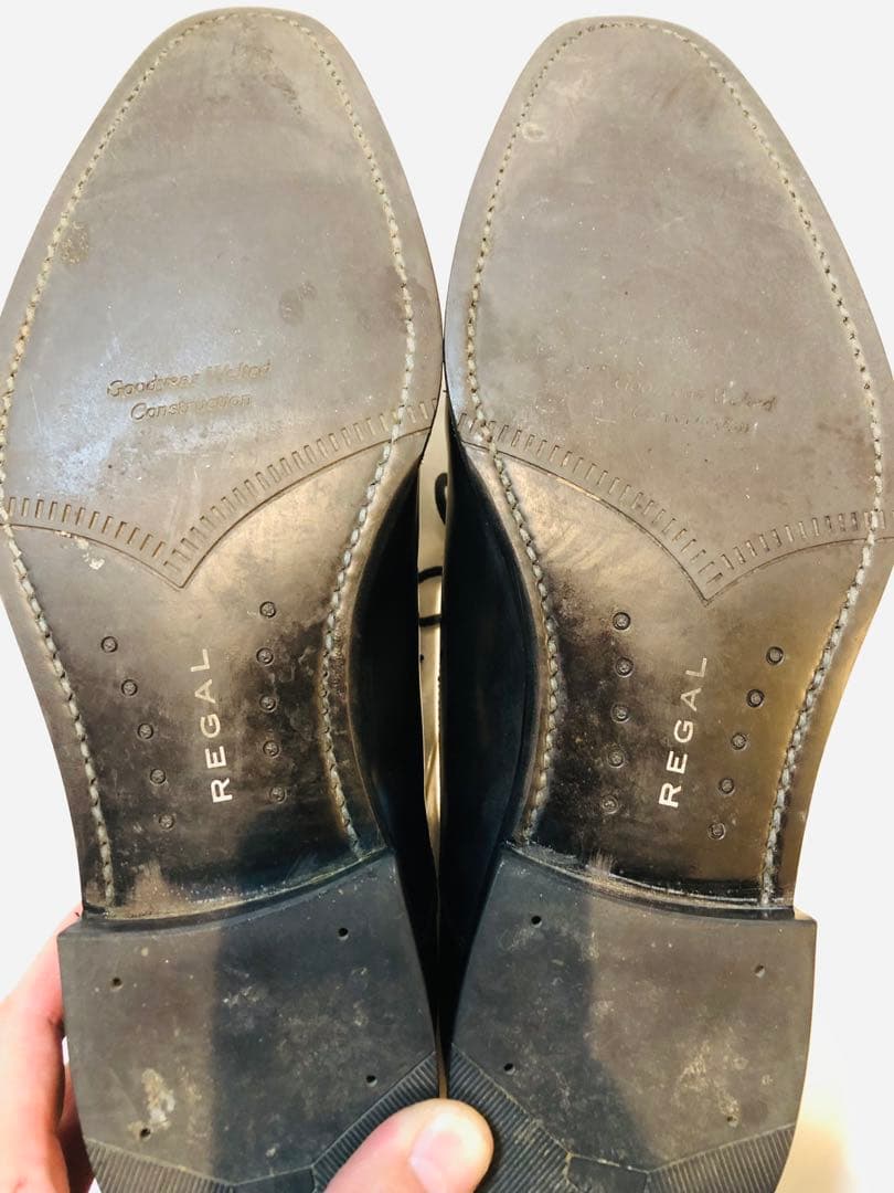 ★超美品★定価34,100！リーガル 315R ストレートチップ 25.5EE